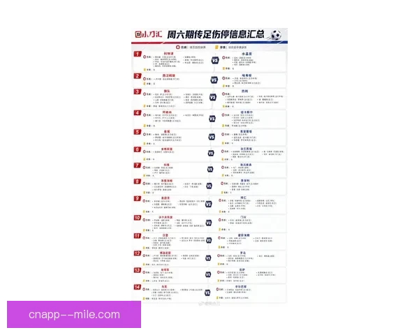国家队球员伤停最新情况分析及对球队备战的影响